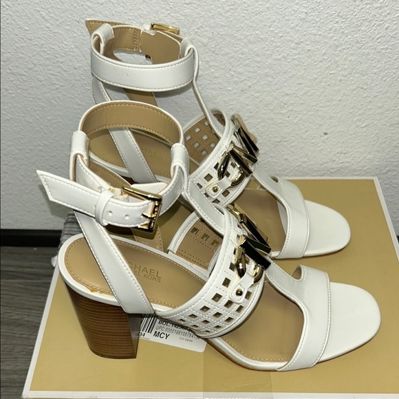 Michael Kors Women's Izzy T-Strap Dress Sandals - Picture 5 of 7